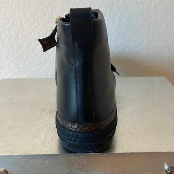 Louis Vuitton Stellar Sneaker Boot monogram tassel combat style shoe - Picture 7 of 15